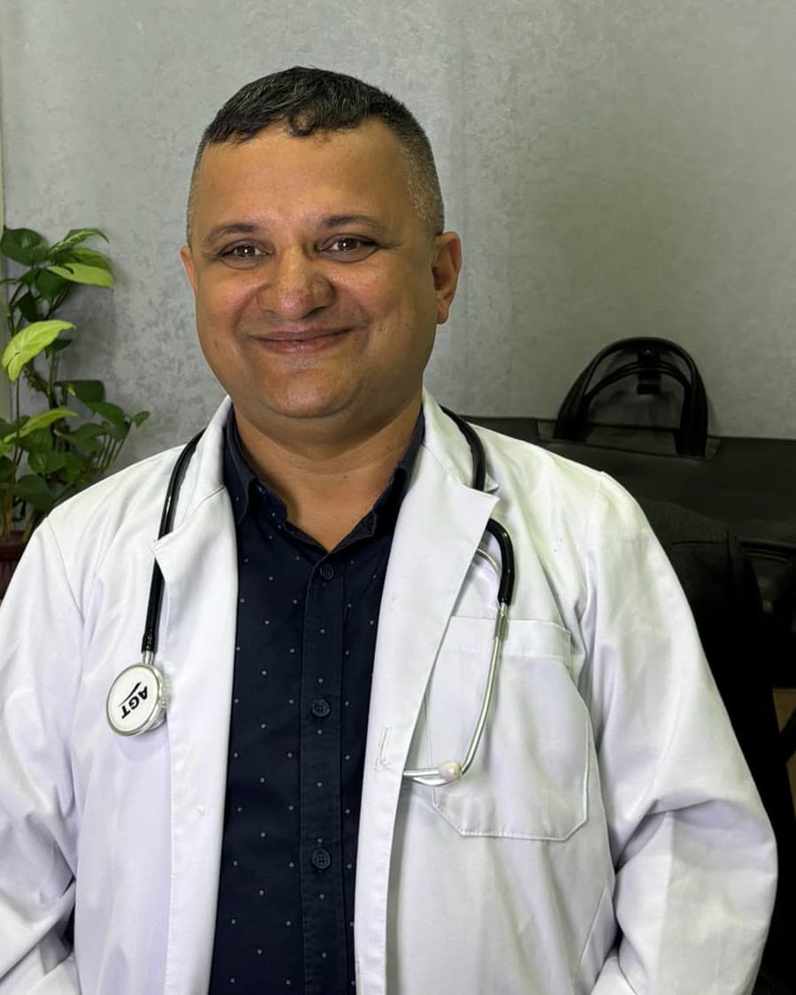 Dr. Santosh at the Ortho Spine & Pain Clinic, The Clinica